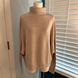 Tan ribbed sweater
